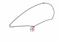 Collier Rebecca Femme Word in Acier BWRKBN14 - BWRKBN14